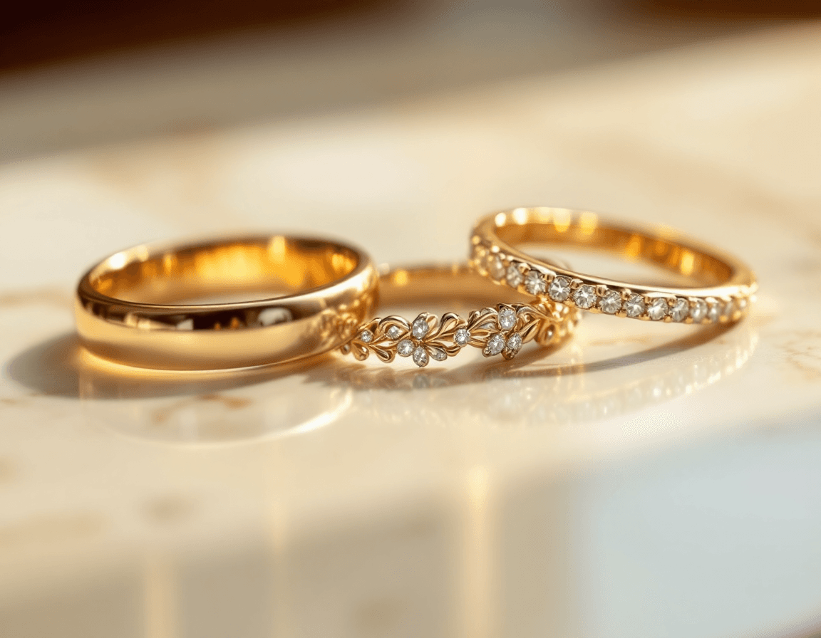 Gold rings crafted to order